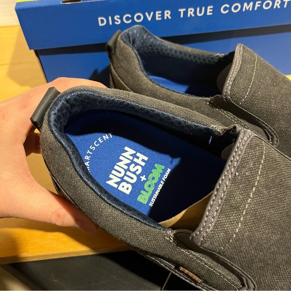 Men's NEW Nunn Bush Excursion Canvas Slip On Shoes Water-Resistant 10.5 Wide - Picture 6 of 9